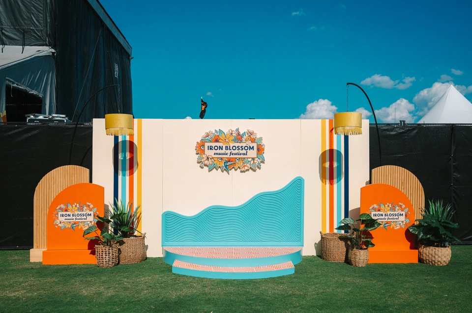 Iron Blossom Music Festival Backdrop Iron Blossom Music Festival Backdrop