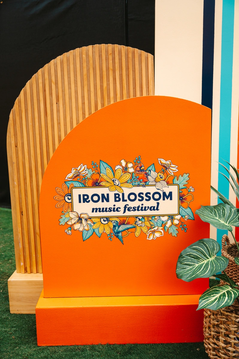 Iron Blossom Music Festival Backdrop