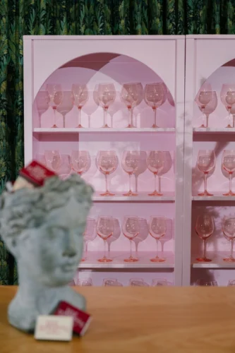 painted shelving