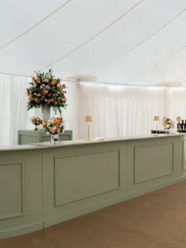 sage green bar