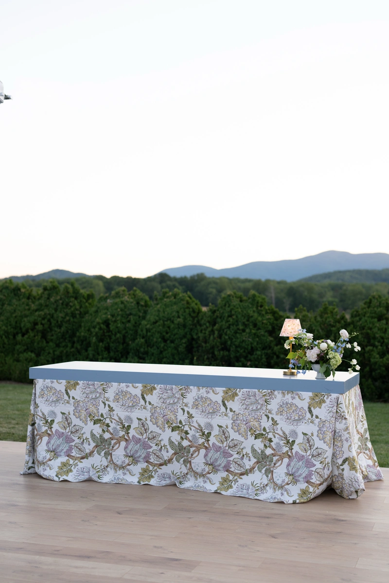 painted table topper